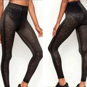 Victoria's Secret Mesh Cheeta Print Leggings